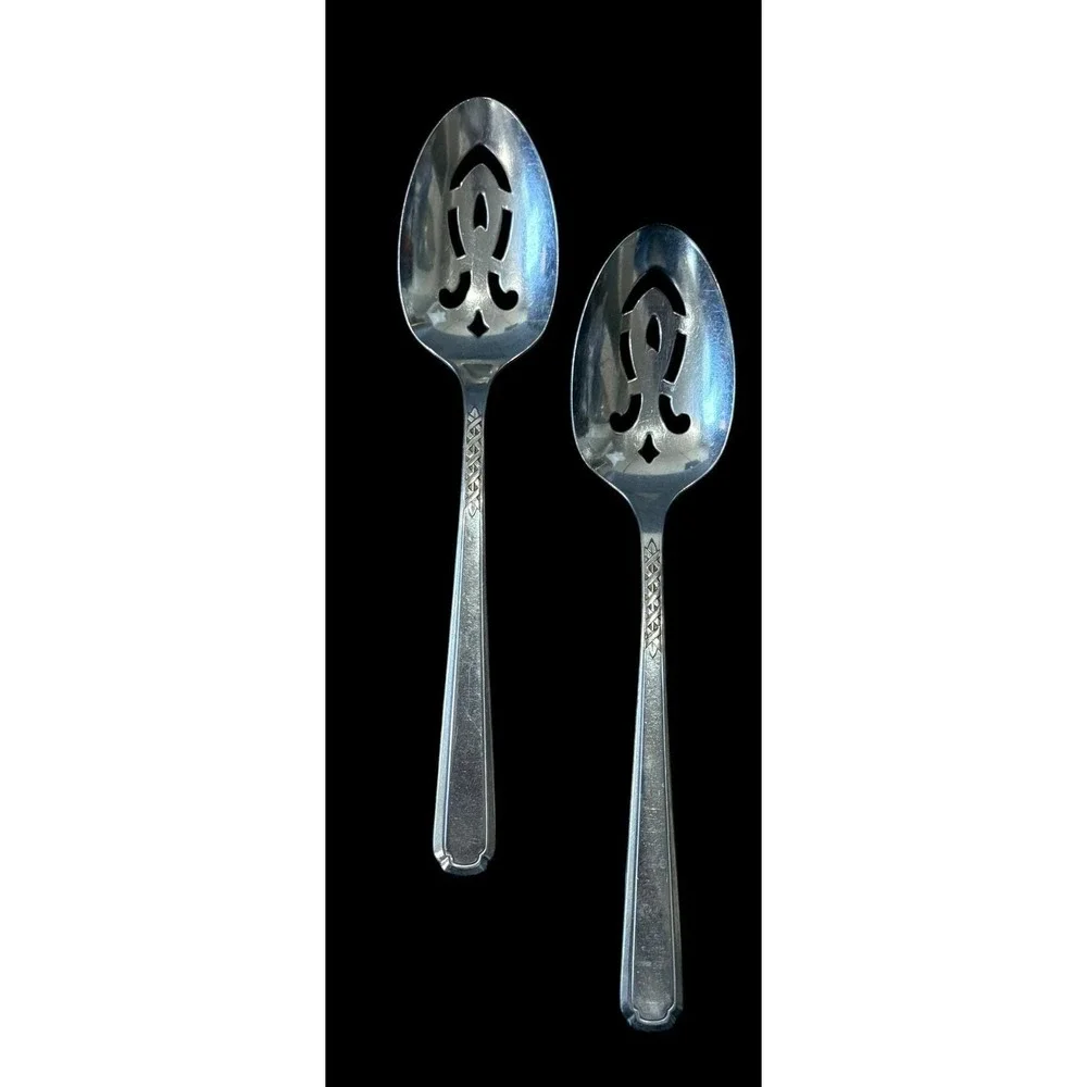 Oneida Flight‎ Criss Cross Stainless Flatware Set 52 Pc MCM Fork Spoon Knife Lot